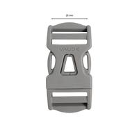 VAUDE Steckschnalle 25 mm Dual Adjust, pebbles