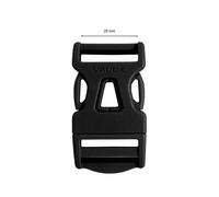 VAUDE Steckschnalle 25 mm Single Adjust, black