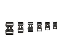 Vaude Steckschnalle 25Mm Dual Adjust Backpack Buckle (Schwarz) OS