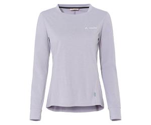 Vaude Sveit LS Shirt II Damen Langarmshirt lavender Größe 42 Farbgruppe grau grau Damen Hauptmaterial: 88% Polyester, 12% Wolle | Enthält nichttextile Teile tierischen Ursprungs