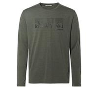 Vaude - Rosemoor L/S T-Shirt III - Longsleeve, Gr. L, grau/oliv (Khaki)
