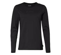 Vaude Logo Langarm-t-shirt 44 Black