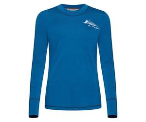 VAUDE T-Shirt Women's Monviso Wool LS T-Shirt II shore blue 42 Damen Bekleidung