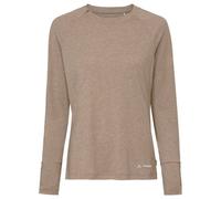 VAUDE Damen Longsleeve Skomer LS T-Shirt III – hautfreundlich Lyocell, atmungsaktiv – oat Größe 34