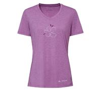 VAUDE Damen Funktionsshirt Skomer Print T-Shirt III (47110) Kurzarm 40 Magenta Uni