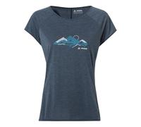 Vaude Tekoa Ii Kurzarm-t-shirt 40 Dark Sea/White