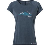 Vaude Tekoa II Damen T-Shirts blau Größe S Trekking Hautfreundlich Lyocell (Tencel™)