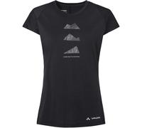 VAUDE T-Shirt Tekoa Wool – Damen Merino Kurzarm – Schwarz Größe S