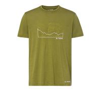 T-Shirt für Wanderungen Vaude Men's Tekoa Wool T-Shirt (Dark leaf) Herren L