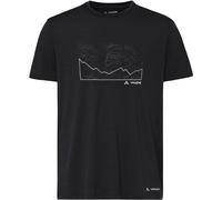 Vaude Tekoa Wool Herren T-Shirts schwarz Größe S Lifestyle Hautfreundlich Merinowolle