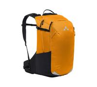 VAUDE Trailvent 20 - Mountainbike Wanderrucksack mit 20 Liter Volumen für Damen und Herren, Aeroflex 3D Belüftungssystem, verstellbare Rückenlänge, Helmhalterung - für MTB-Touren - kurkuma