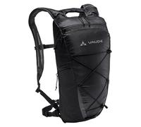 VAUDE Uphill 8 Leichtrucksack - Black | Rucksack 350 g mit 8 L Volumen - ergonomische Schultergurte & flexibler Rücken - Trinksystem-Ausgang für MTB & Trailrunning