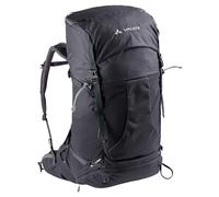 VAUDE Wanderrucksack Brenta 44+6l, wasserabweisend - Schwarz | Wasserabweisender Rucksack Damen & Herren - komfortabler Trekkingrucksack mit integrierter Regenhülle