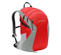 VAUDE Wanderrucksack Grimming Rot 24 l, wasserdichter Rucksack Damen & Herren, leichter Trekkingrucksack mit Rückenbelüftung, praktisches Laptopfach