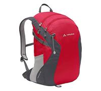 VAUDE Wanderrucksack Grimming Rot 24 l, wasserdichter Rucksack Damen & Herren, leichter Trekkingrucksack mit Rückenbelüftung, praktisches Laptopfach
