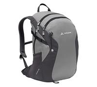 VAUDE Wanderrucksack Grimming Schwarz 24 l, wasserdichter Rucksack Damen & Herren, leichter Trekkingrucksack mit Rückenbelüftung, praktisches Laptopfach