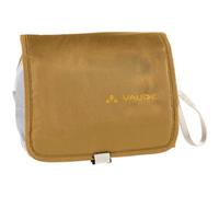 VAUDE Wash Bag L, Waschtasche mit Aufhängevorrichtung und Spiegel, Peanut Butter