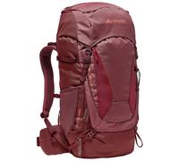 VAUDE Damen Asymmetric 48+8 Liter, Trekkingrucksack, dark cherry, Einheitsgröße