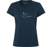 Vaude Damen Cyclist V T-Shirt (Größe S, blau)