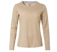 Vaude Damen Essential Longsleeve (Größe S, beige)