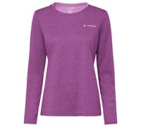 VAUDE Damen Longsleeve Essential LS T-Shirt, Funktionsshirt, perfekt als Baselayer, atmungsaktiv, pflegeleicht und schnelltrocknend, Magenta, 46