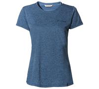 VAUDE Essential T-Shirt für Damen - Schnelltrocknendes & pflegeleichtes Sport Shirt, Atmungsaktives Outdoor T-Shirt mit Rundhals - Dark sea Uni, 46
