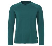 Vaude - Women's Essential Wool L/S T-Shirt - Merinoshirt, Gr. XXL 46, blau (DarkFjordGreen)