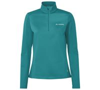 Vaude - Women's Livigno Halfzip II - Fleecepullover, Gr. M 40, türkis (FjordGreen)