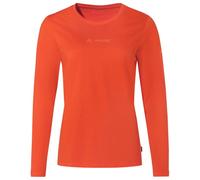 VAUDE Damen Shirt Wo Logo LS T-Shirt (46560) 38 glowing red