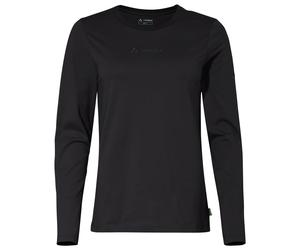 Vaude - Women's Logo L/S T-Shirt - Longsleeve, Gr. S 38, schwarz (Black)