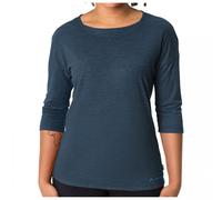 Vaude Neyland 3/4 Damen T-Shirts blau Größe XS Trekking Hautfreundlich Lyocell (Tencel™)