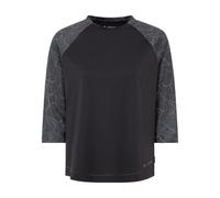 VAUDE Damen T-Shirt Neyland 3/4-Arm II (48522) schnelltrocknend Schwarz Größe 42