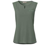 VAUDE Women's Skomer Hiking Top, pflegeleicht und schnelltrocknend, figurnah geschnittenes Top, Agave, 46