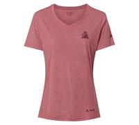 VAUDE Women's Skomer Print T-Shirt III, Weiches Damen T-Shirt zum Wandern und für den Alltag, Brick, 38