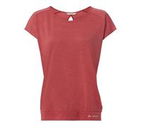 VAUDE Women's Skomer T-Shirt III, leichtes T-Shirt zum Wandern und für den Alltag, schnelltrocknendes Material, Brick, 46