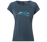 Vaude - Women's Tekoa T-Shirt II Dark Sea White - 42 - Wander-T-Shirt Blanc 42