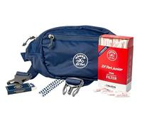 VAUEN Umhängetasche Deuter Outdoor-Set Pfeifentasche mit viel Zubehör in blau
