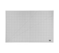 VBS Faltbare Schneidematte Cool Grey DIN A1-A3 Stärke 1,9mm mit einer cm-Skala bedruckt selbstheilend rutschfest Bastelmatte schneiden Matte DIN A1