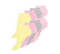 VCA 4 Paar Sneaker Socken Damen Kurze Socken Baumwolle, Pastelltöne Gr. 39-42