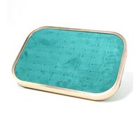 Vdaxvme Anspruchsvolle Schmuckablage, stapelbare Vitrine, Präsentationsplatte, geeignet für die Organisation von Anhängern, Halsketten und Armbändern, Schmuckaufbewahrungslösung