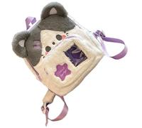 Vdaxvme Kinder Plüschtier Rucksäcke Geräumige Fächer Bequeme Kleinkind Schultasche Für Bücher Spielzeug Tägliche Abenteuer Outdoor Aktivitäten Kinder Rucksäcke