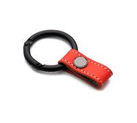 Vdaxvme Kreatives modisches Metall für Schlüsselanhänger, Schlüsselanhänger, Schlüsselanhänger für Damen und Herren, Geschenke mit Leder Lanyard, Auto Styling, echtes Leder Lanyard