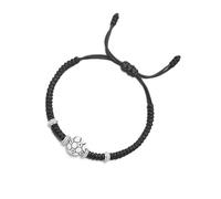 Vdaxvme Vom Sport Inspiriertes Verstellbares Gewebtes Armband Aus Robustem Schwarzem Seil Perfekt Für Aktive Einzelpersonen Und Paare. Fitnesszubehör. Schwarzes Seilband