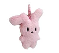 Vdaxvme Y2k Plüsch-Schlüsselanhänger, niedlicher Puppenanhänger, weiche Cartoon-Kette für Damen, Mädchen, Tasche, Geldbörse, Rucksack, Handtasche, Hase, One Size, Wie beschrieben