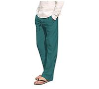 VDDTAGAM Hose Herren Mittelalter Hose Herren Cargo Hosen Herren Stoffhose Herren Elegant Chino Hose Herren Stretch Joggpants Herren Schlupfhose Herren Herren Hose Stretch Outfit Herren(Green,M)