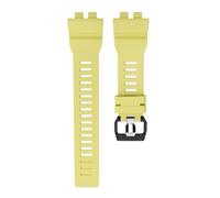 VDFNGFD Ersatz-Silikonband, kompatibel mit der Casio GBA-800 GBD-800-Serie, wasserdichtes Sportuhrenarmband for Herren, Harzzubehör(Yellow)