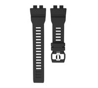 VDFNGFD Ersatz-Silikonband, kompatibel mit der Casio GBA-800 GBD-800-Serie, wasserdichtes Sportuhrenarmband for Herren, Harzzubehör(Black)