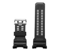 VDFNGFD Ersatzarmband kompatibel mit Casio GPR-H1000 Maoren, dem wasserdichten Herren-Sportarmband der dritten Generation aus Gummi(Black-silver)