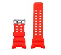 VDFNGFD Ersatzarmband kompatibel mit Casio GPR-H1000 Maoren, dem wasserdichten Herren-Sportarmband der dritten Generation aus Gummi(Red-silver)