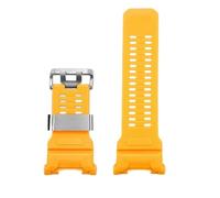 VDFNGFD Ersatzarmband kompatibel mit Casio GPR-H1000 Maoren, dem wasserdichten Herren-Sportarmband der dritten Generation aus Gummi(B-yellow-silver)